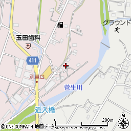 兵庫県姫路市夢前町菅生澗462周辺の地図