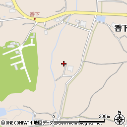 兵庫県三田市香下2335-1周辺の地図