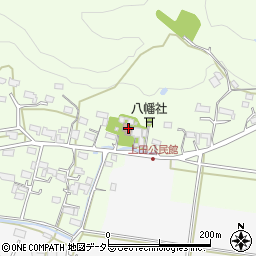 大原上田公民館周辺の地図
