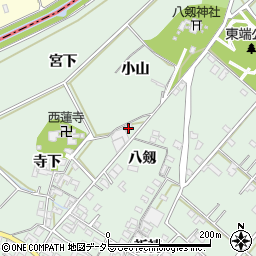 愛知県安城市東端町八剱66周辺の地図