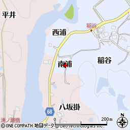 兵庫県宝塚市大原野南浦周辺の地図
