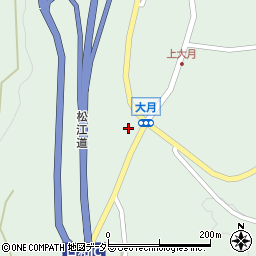 広島県庄原市口和町大月577周辺の地図