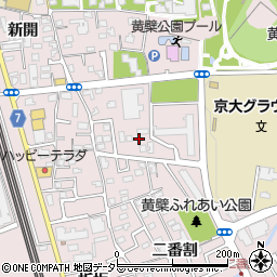 京都府宇治市五ケ庄三番割3周辺の地図