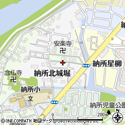 京都府京都市伏見区納所北城堀9周辺の地図