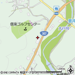 滋賀県甲賀市信楽町牧1400周辺の地図