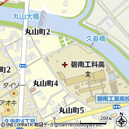 愛知県碧南市丸山町周辺の地図