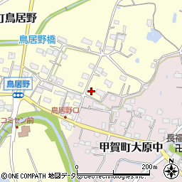 滋賀県甲賀市甲賀町鳥居野380周辺の地図