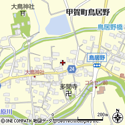滋賀県甲賀市甲賀町鳥居野841周辺の地図
