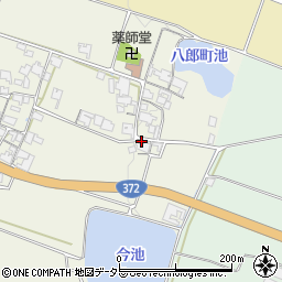 兵庫県加東市田中384周辺の地図