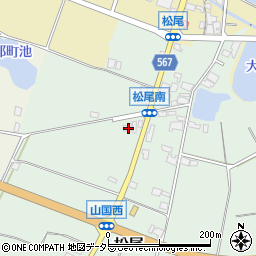 兵庫県加東市松尾453周辺の地図