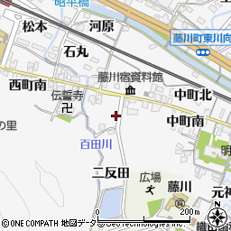 愛知県岡崎市藤川町中町南66周辺の地図