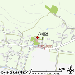大原上田公民館周辺の地図