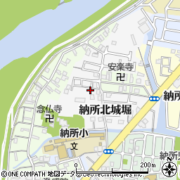 京都府京都市伏見区納所北城堀28周辺の地図