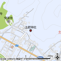 土肥神社周辺の地図