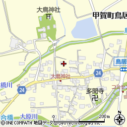 滋賀県甲賀市甲賀町鳥居野823周辺の地図