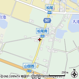 兵庫県加東市松尾454周辺の地図
