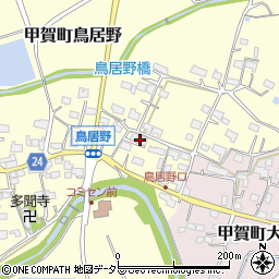 滋賀県甲賀市甲賀町鳥居野440周辺の地図