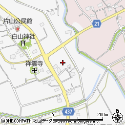 愛知県新城市片山中屋敷周辺の地図