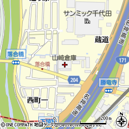 山崎倉庫周辺の地図