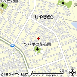 兵庫県三田市けやき台3丁目周辺の地図