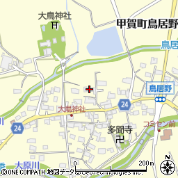 滋賀県甲賀市甲賀町鳥居野820周辺の地図