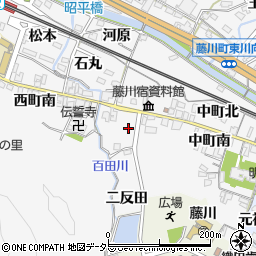 愛知県岡崎市藤川町中町南67周辺の地図