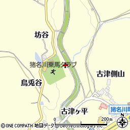 兵庫県猪名川町（川辺郡）紫合（西赤坂）周辺の地図