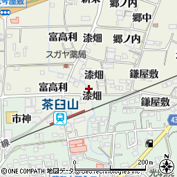 愛知県新城市富永郷中周辺の地図