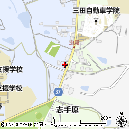 兵庫県三田市大原1330周辺の地図