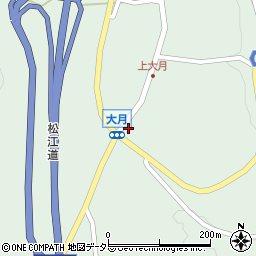 広島県庄原市口和町大月571周辺の地図