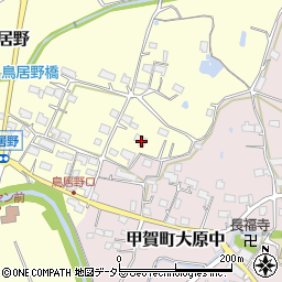 滋賀県甲賀市甲賀町鳥居野356周辺の地図