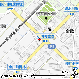 コスモセルフピュア安城小川ＳＳ周辺の地図