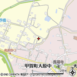 滋賀県甲賀市甲賀町鳥居野324周辺の地図
