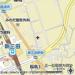兵庫県三田市福島251周辺の地図