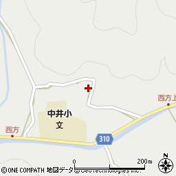 岡山県高梁市中井町西方276周辺の地図
