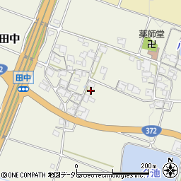 兵庫県加東市田中170周辺の地図