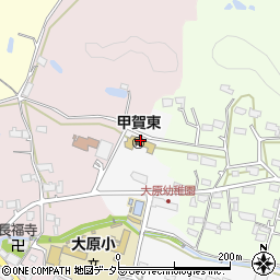 甲賀市立保育園甲賀東保育園周辺の地図