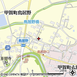 滋賀県甲賀市甲賀町鳥居野400周辺の地図