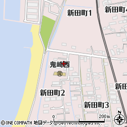 愛知県常滑市新田町2丁目14周辺の地図