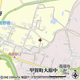 滋賀県甲賀市甲賀町鳥居野350周辺の地図
