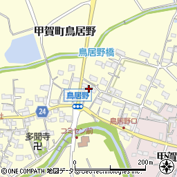 滋賀県甲賀市甲賀町鳥居野437周辺の地図