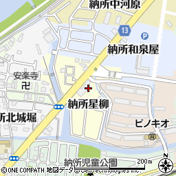 京都府京都市伏見区納所星柳周辺の地図