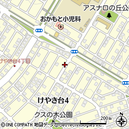 兵庫県三田市けやき台周辺の地図