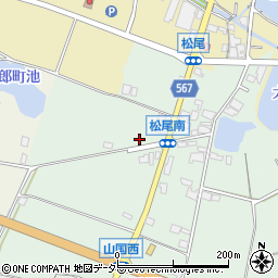 兵庫県加東市松尾565周辺の地図