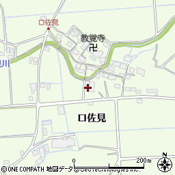 兵庫県姫路市林田町口佐見116周辺の地図