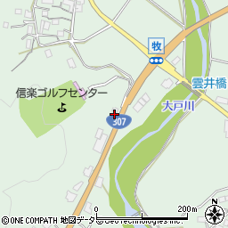 滋賀県甲賀市信楽町牧1392周辺の地図