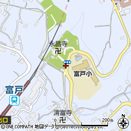富戸小学校周辺の地図