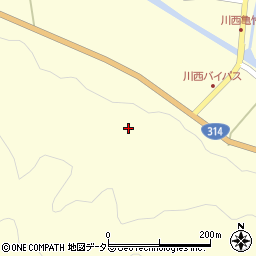 広島県庄原市東城町川西1044周辺の地図