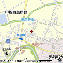 滋賀県甲賀市甲賀町鳥居野415周辺の地図
