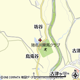 兵庫県川辺郡猪名川町紫合坊谷10周辺の地図